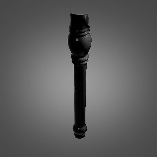 Kerasan Retro noga ceramiczna pod umywalkę 100 czarny 108304