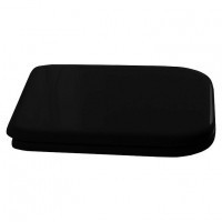 Kerasan Waldorf deska wolnoopadająca czarny nero zawias brąz 418604