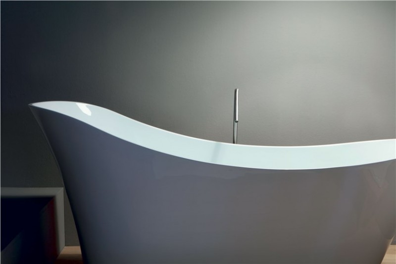 Kerasan Waldorf wanna wolnostojąca 167x82 cm akryl biały 743201