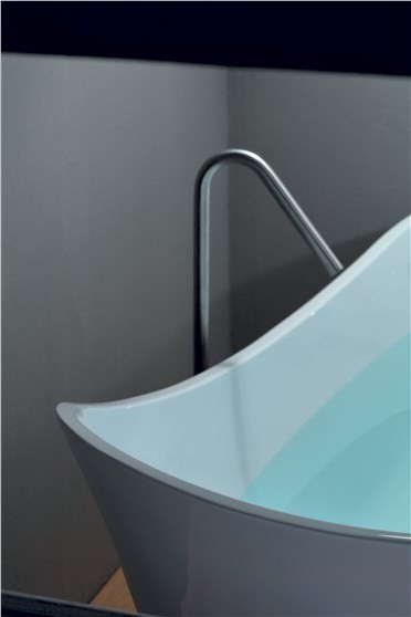 Kerasan Waldorf wanna wolnostojąca 167x82 cm akryl biały 743201