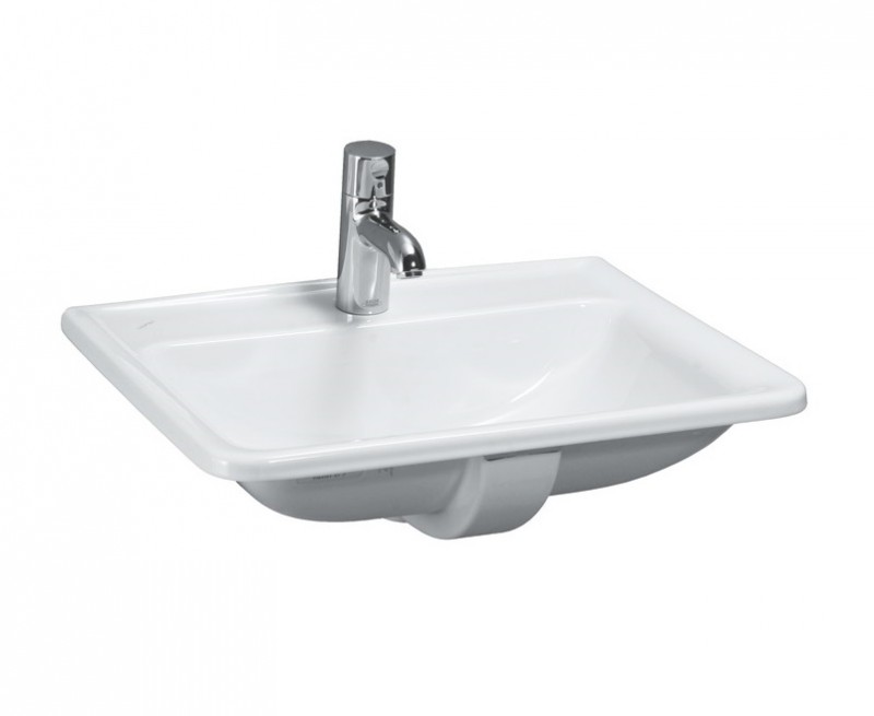 Laufen Pro-A umywalka wpuszczana w blat 56cm z otworem biały H8139610001041