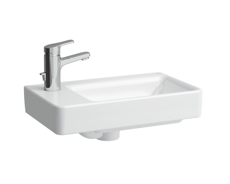 Laufen Pro-S umywalka asymetryczna mała 48cm z otworem po lewej stronie biały H8159550001041