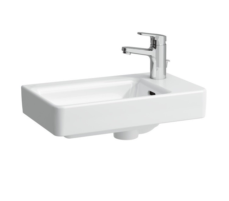 Laufen Pro-S umywalka asymetryczna mała 48cm z otworem po prawej stronie biały H8159540001041