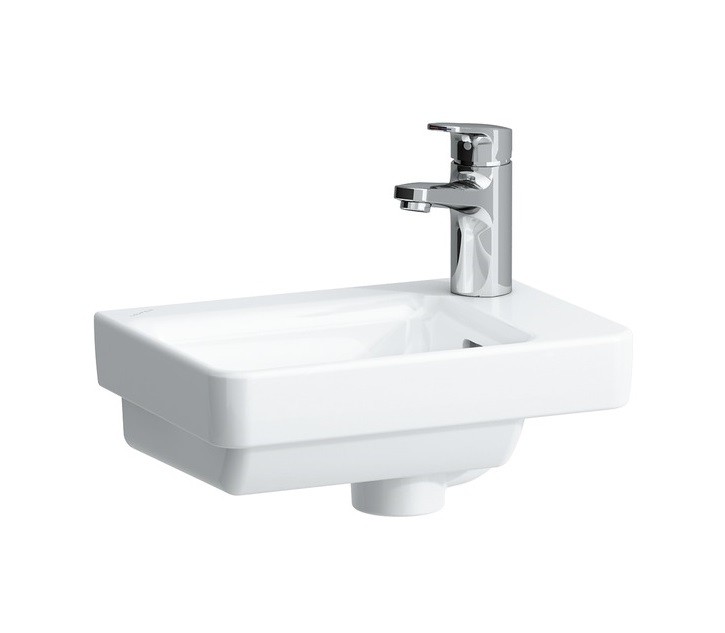 Laufen Pro-S umywalka asymetryczna mała 36cm z otworem po prawej stronie biały H8159600001041