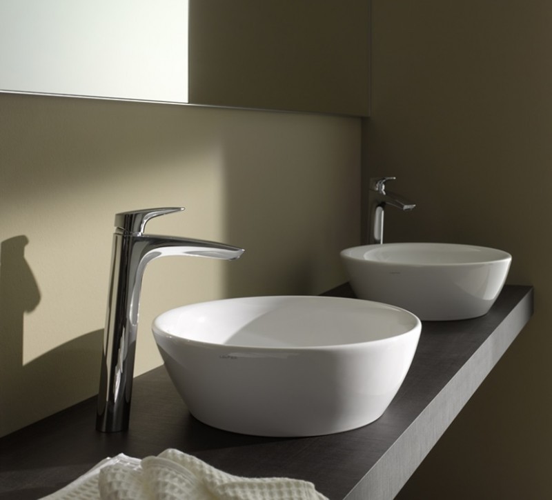 Laufen Pro umywalka stojąca na blacie 42cm bez przelewu biały H8129620001121