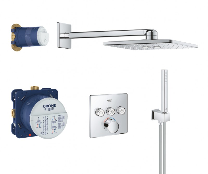Grohe SmartControl zestaw podtynkowy z deszczownicą Rainshower 310 SmartActive 34712000