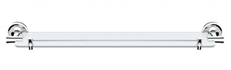 Stella Monaco retro półka szklana szkło matowe chrom 09800