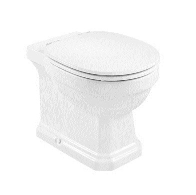 Roca Carmen Rimless muszla stojąca retro odpływ uniwersalny A3440A9000