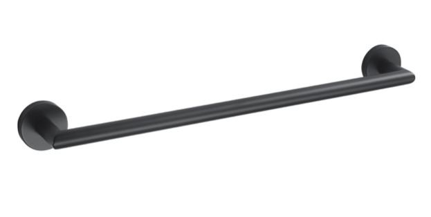 Stella Classic Black wieszak na ręcznik reling 45 czarny matowy 07111B