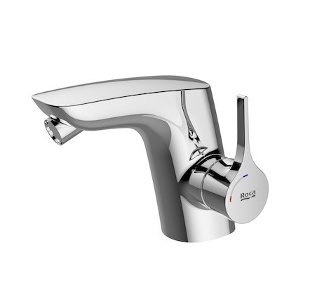 Roca Insignia bateria bidetowa sztorcowa COLD START z korkiem chrom A5A603AC00