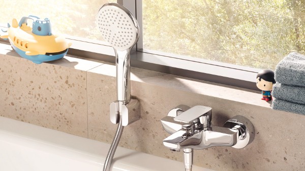 Kludi Pure&Style bateria wannowa ścienna chrom 406810575