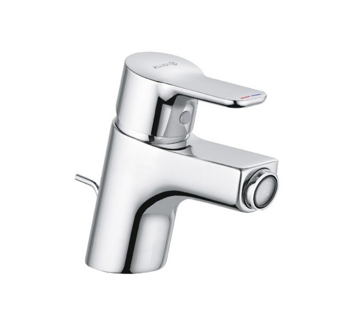 Kludi Pure&Easy bateria bidetowa z korkiem automatycznym chrom 375330565