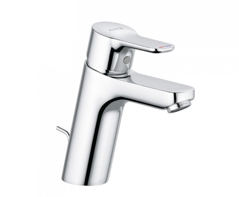 Kludi Pure&Easy bateria umywalkowa 100 z korkiem automatycznym chrom 371900565