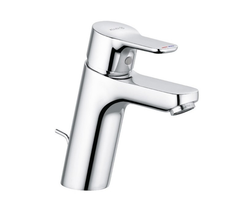 Kludi Pure&Easy bateria umywalkowa 100 z korkiem automatycznym chrom 372900565