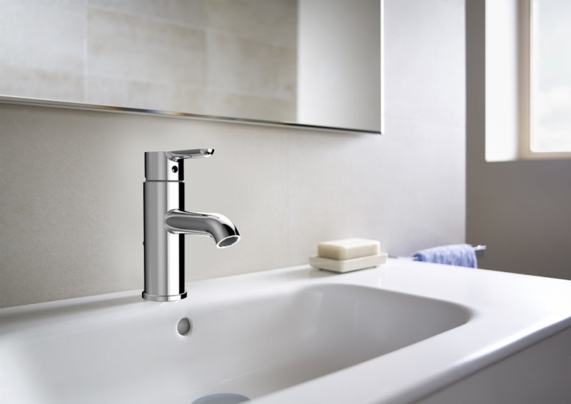 Roca Carelia bateria umywalkowa bez korka chrom A5A328AC0K