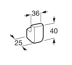 Roca Tempo haczyk pojedynczy chrom A817020001