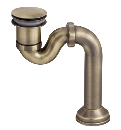 Omnires syfon wannowy ozdobny retro brąz antyczny SYOM-W10BR