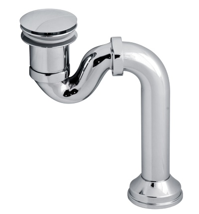 Omnires syfon wannowy ozdobny retro chrom SYOM-W10CR