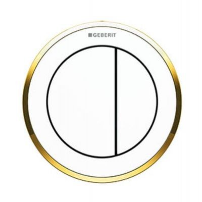 Geberit Typ 10 przycisk do stelaża biały/złoty 116.055.KK.1