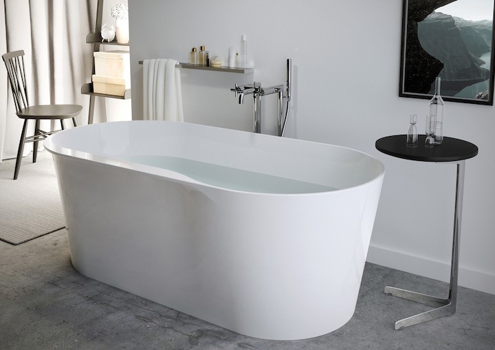 Roca Raina wanna wolnostojąca 159x79 stonex biały A248466000