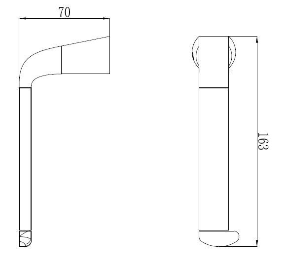Omnires Saco uchwyt na papier chrom/biały SA54510CRB
