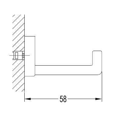 Omnires Darling haczyk czarny DA70110BL