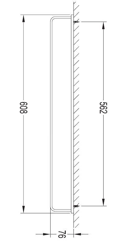 Omnires Darling wieszak na ręcznik 60,8 cm złoty DA70216GL