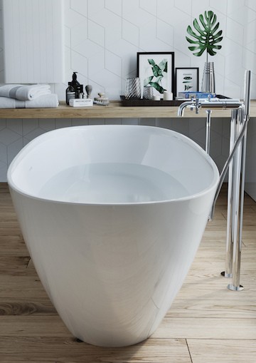 Roca Ariane wanna wolnostojąca 165x75 stonex biały A248470000