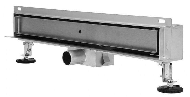 Fala Brick WET&DRY 50 odpływ liniowy ścienny niski 52mm do zabudowy płytką 50cm 75352