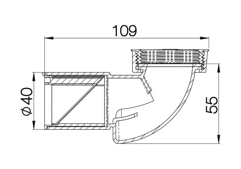 Excellent syfon umywalkowy - bidetowy niski biały INPU.8075409.WH