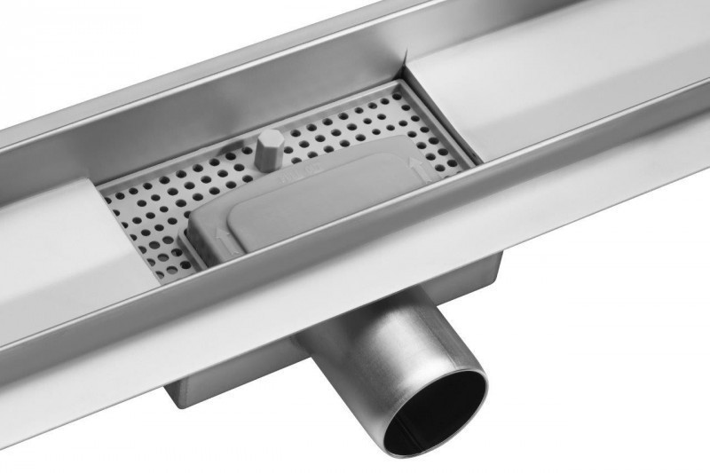 Fala Olimp WET&DRY 90 odpływ liniowy niski 52mm z rusztem 90cm 75424