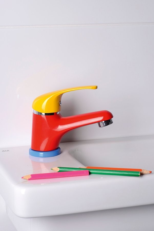 KID kolorowa mała bateria umywalkowa dla dzieci KD02
