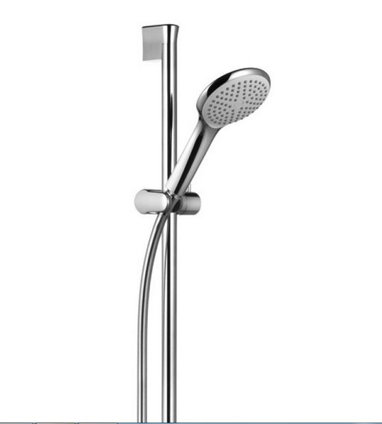 Kludi Freshline 1S zestaw prysznicowy drążek 90 cm słuchawka jednopozycyjna z wężem 160cm chrom 6784005-00