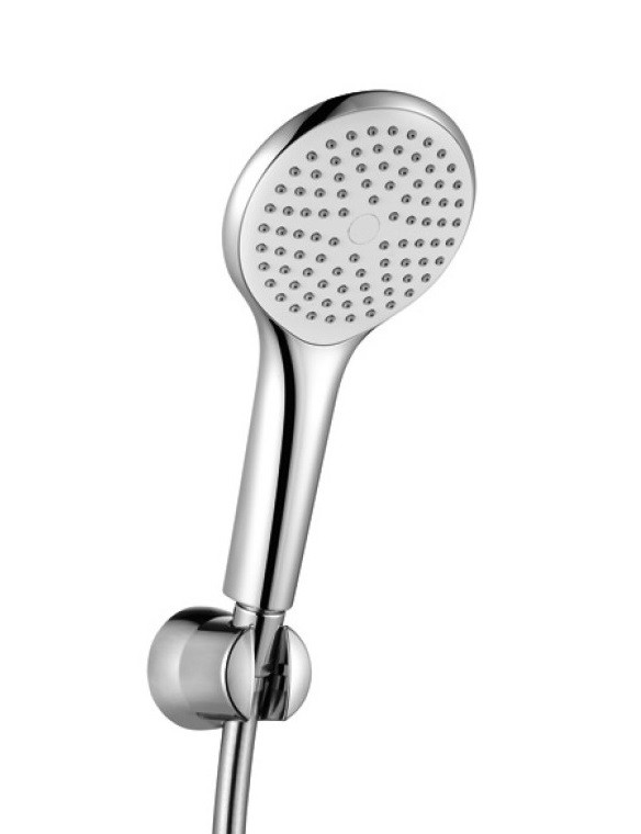 Kludi Freshline 1S zestaw prysznicowy uchwyt punktowy słuchawka jednopozycyjna z wężem 125 cm chrom 6785005-00