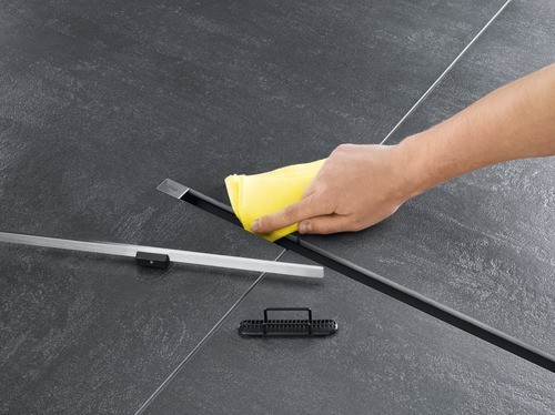 Viega Advantix Vario 4966.10 odpływ liniowy niski 7cm na wymiar do 120cm + ruszt stal matowa 721671 + 686284