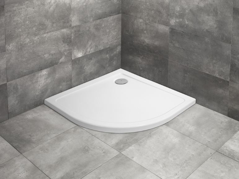 Radaway Doros A brodzik półokrągły 80x80 płaski SDRA8080-01