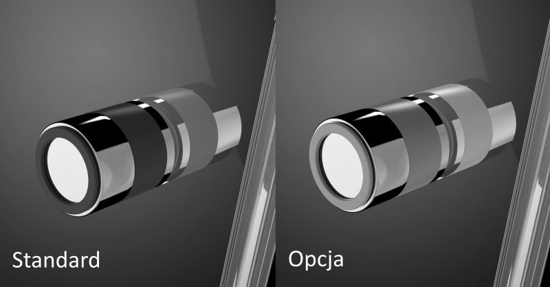 Radaway Fuenta New KDJ-B kabina prostokątna 110x100 drzwi składane 100 prawe i ścianka 110 chrom  Easy Clean 384083-01-01R + 384053-01-01