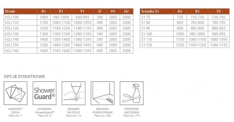 Radaway Idea KDJ kabina kwadratowa 100x100 lewa drzwi przesuwne chrom przeźroczyste Easy Clean 387040-01-01L + 387052-01-01R
