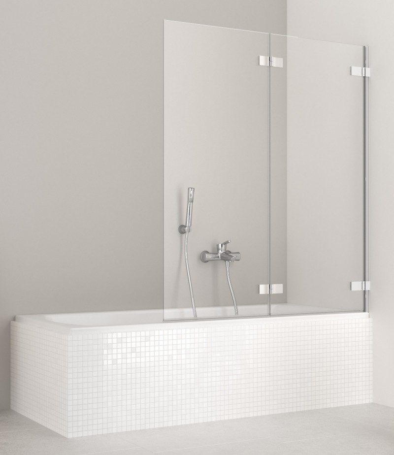 Radaway Arta PND parawan nawannowy dwuczęściowy 130 cm prawy chrom przeźroczyste Easy Clean 210213-01R