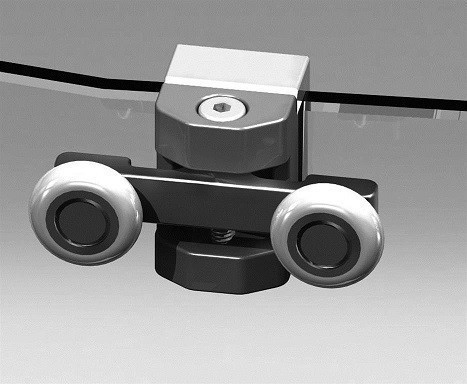 Radaway Vesta DWJ zabudowa nawannowa 180 cm chrom fabric 209118-01-06