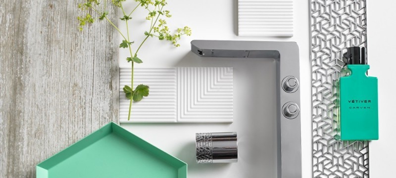 Vado Omika bateria umywalkowa mini z korkiem klik-klak chrom OMI-100M/CC-C/P