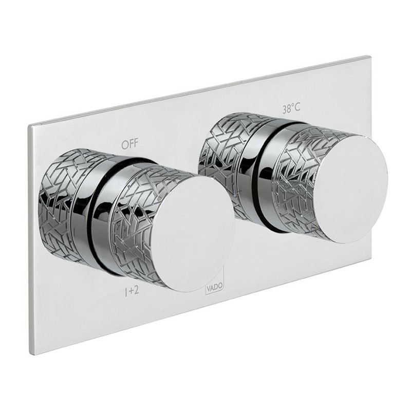 Vado Omika bateria podtynkowa 2-drożna termostatyczna chrom TAB-148/2-H-OMI-C/P