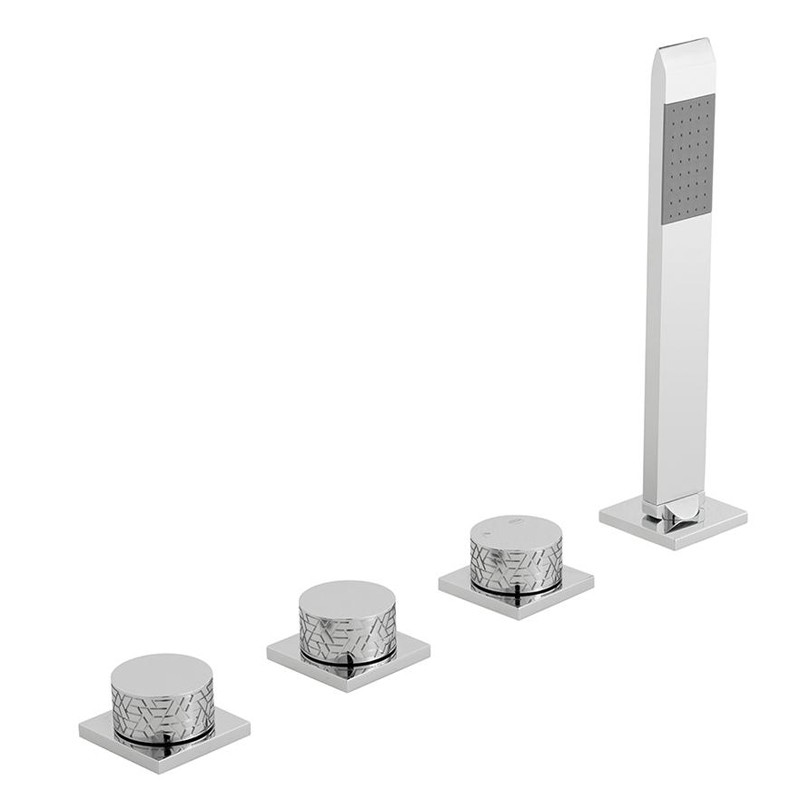 Vado Omika bateria wannowa 4-otworowa chrom OMI-135/NS-C/P