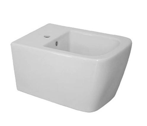 Esedra Quadra bidet wiszący biały połysk CESD.BDSQD