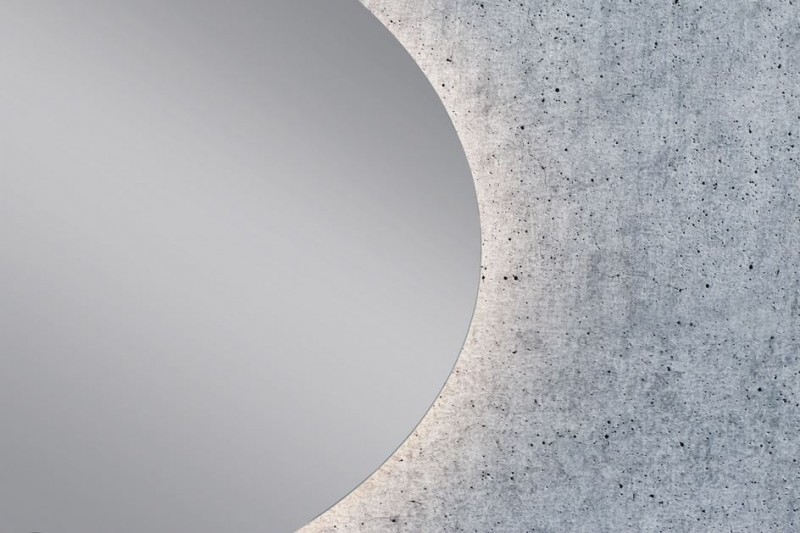 Kraft GIO Lustro owalne 120x90 cm z podświetleniem Led