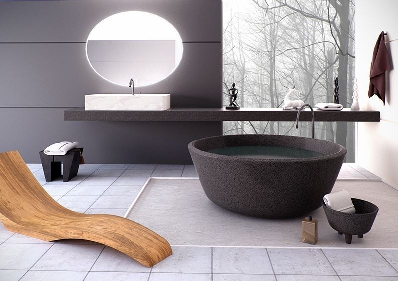 Kraft GIO Lustro owalne 120x90 cm z podświetleniem Led