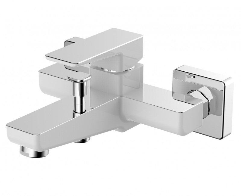 Omnires Parma bateria wannowa natynkowa chrom/biały PM7430CRB