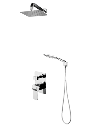 Omnires Slide kompletny system podtynkowy chrom SYSSL10CR