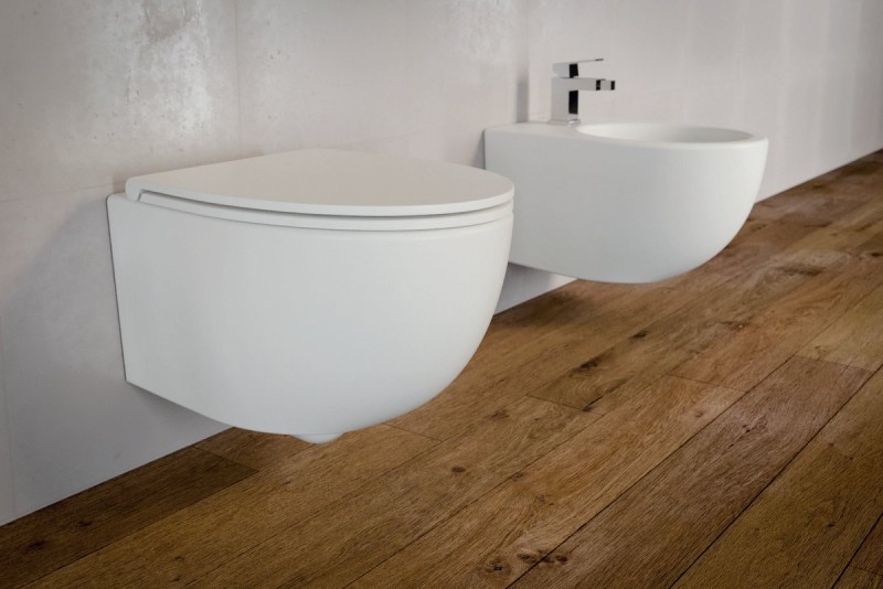 Esedra Bull bidet wiszący biały połysk CESD.BDSBLL