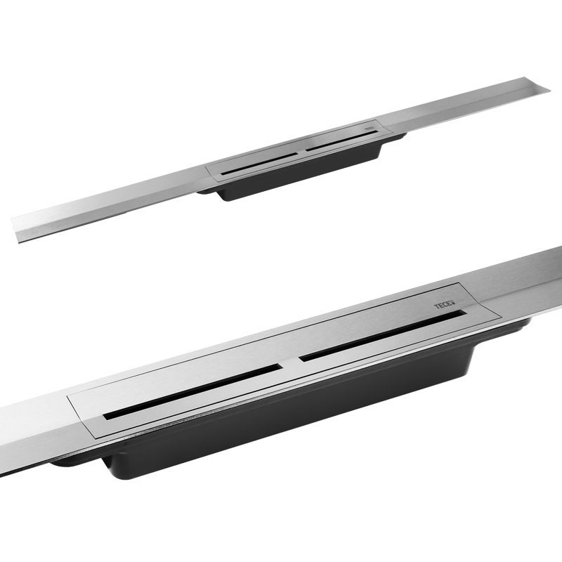 Tece Drainprofile odpływ liniowy 80 cm profil regulowany stal nierdzewna syfon standard  670800 673002
